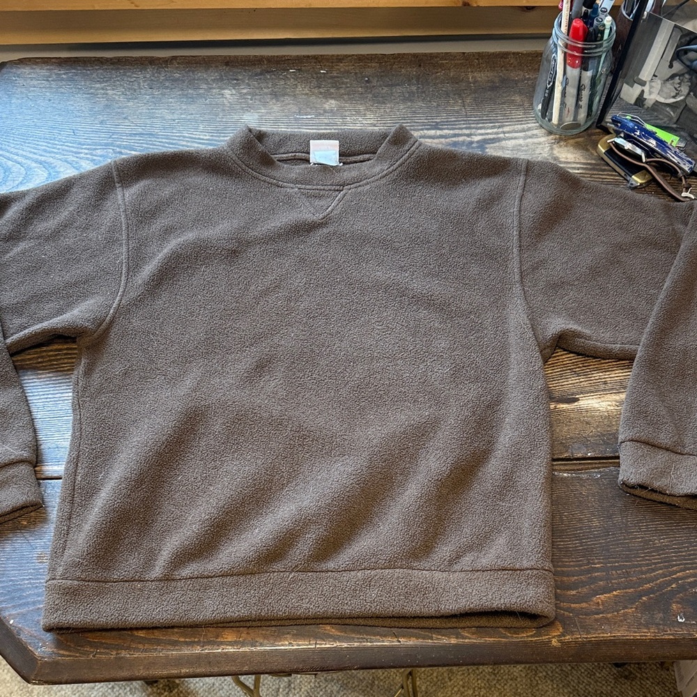 Brown Fleece Sweater